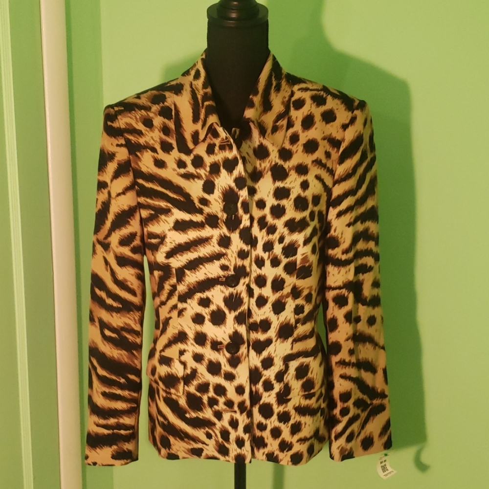 Laurel Cheetah Print Blazer